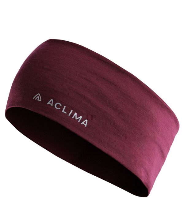 Aclima-Lightwool Pannebånd Burgunder-104745-Sporten Bagn-3
