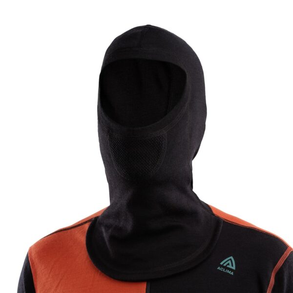 Aclima-WarmWool Hood Genser Zip Herre Oransje-104035-Sporten Bagn-3