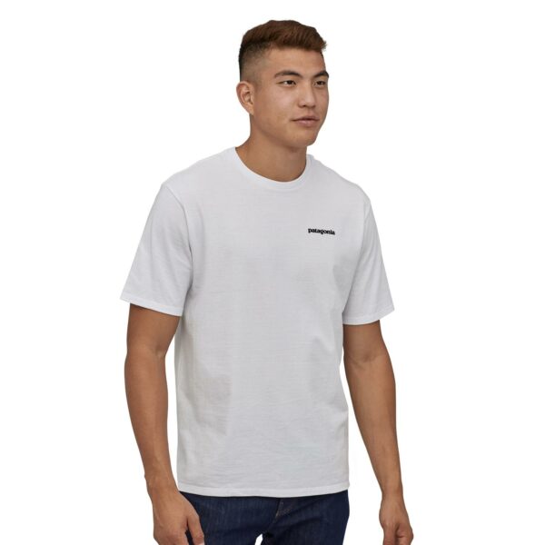 Patagonia-P-6 Logo responsibili-Tee Bomull T-skjorte Herre Hvit-P38504-Sporten Bagn-4