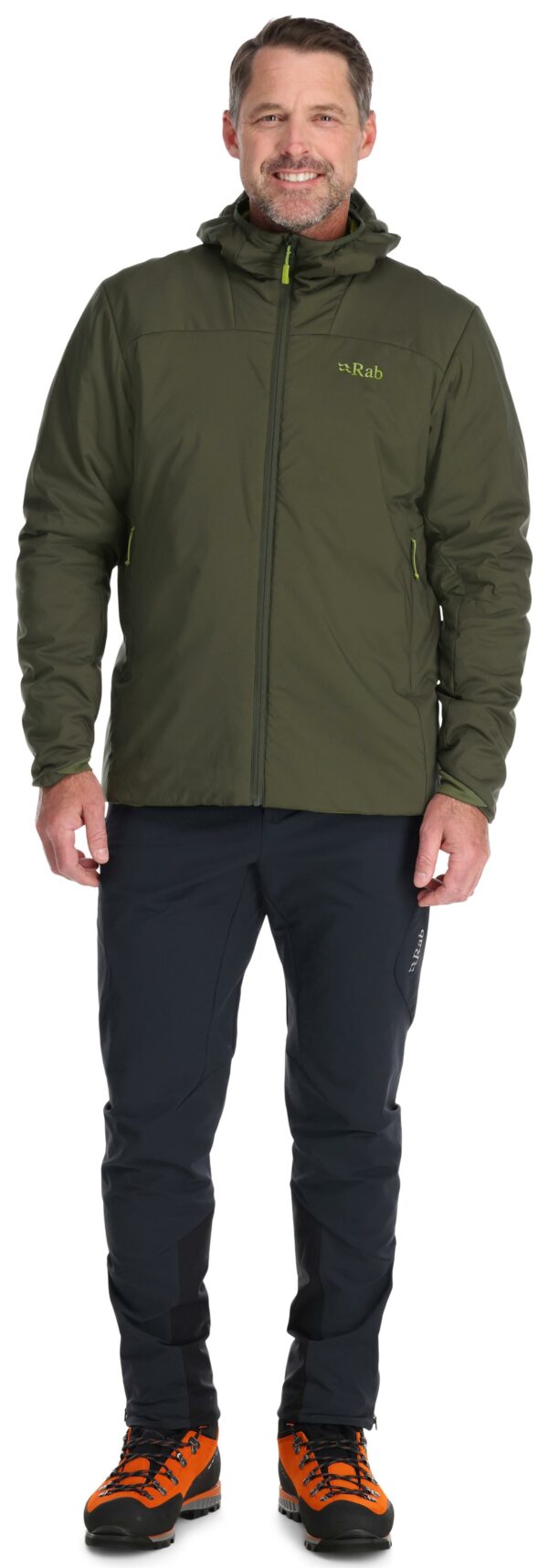 Rab-Xenair Alpine Light Jakke m-hette Herre Grønn-QIP-01-Sporten Bagn-4
