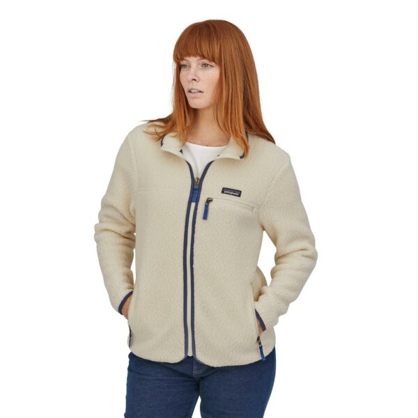 Patagonia-Retro Pile Fleecejakke Dame Hvit-P22795-Sporten Bagn-3