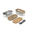 Black+Blum-Stainless Steel Dbl. Bento Box-BAM-BT-L016-Sporten Bagn-12