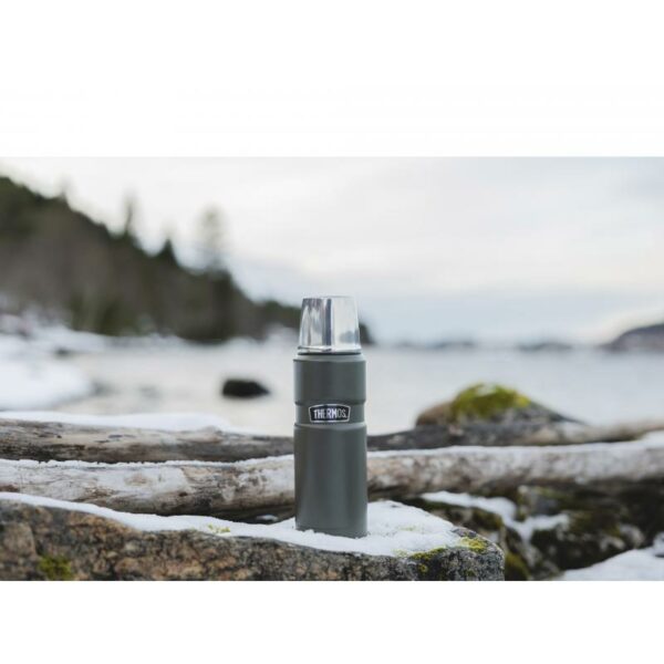 Thermos Thermos  Stainless King Termoflaske 470 Ml - Militærgrønn - Bilde 4