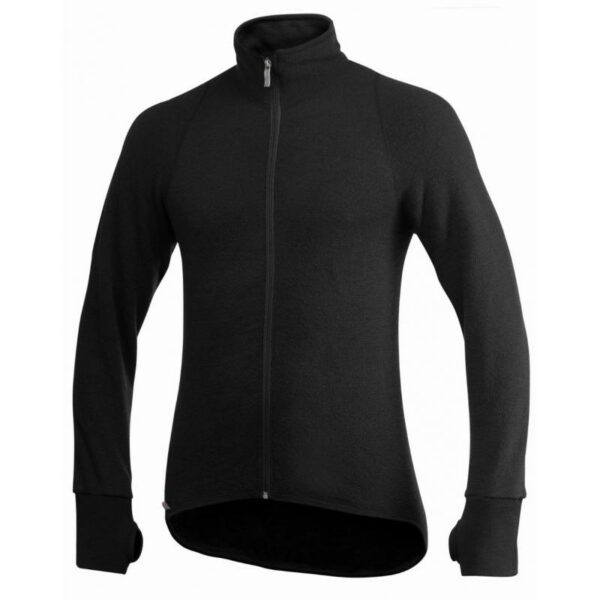 Woolpower Full Zip Ulljakke 400 Sort