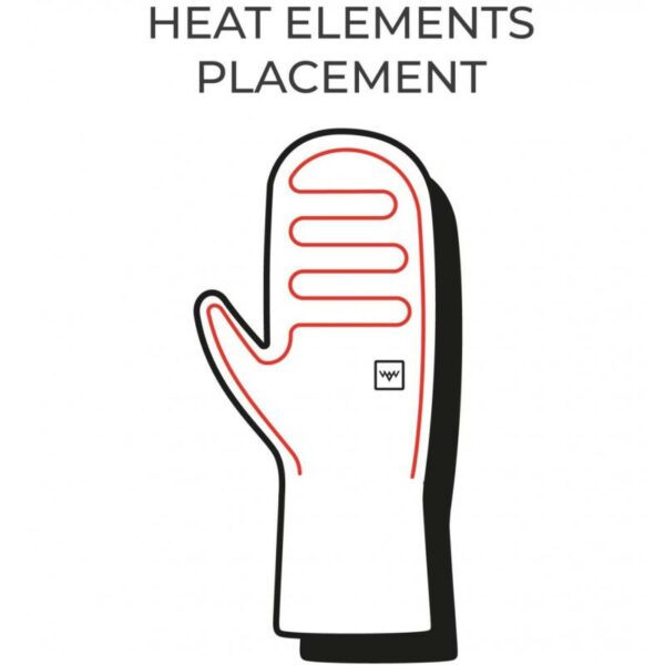 Heat Experience Heated Everyday Mittens Sort - Bilde 3