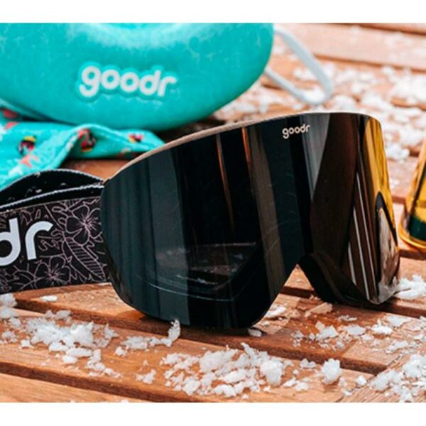 goodr Snow G Sort med Sorte Glass - Bilde 3