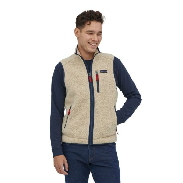 Patagonia Retro Pile Vest Herre Hvit - Bilde 4