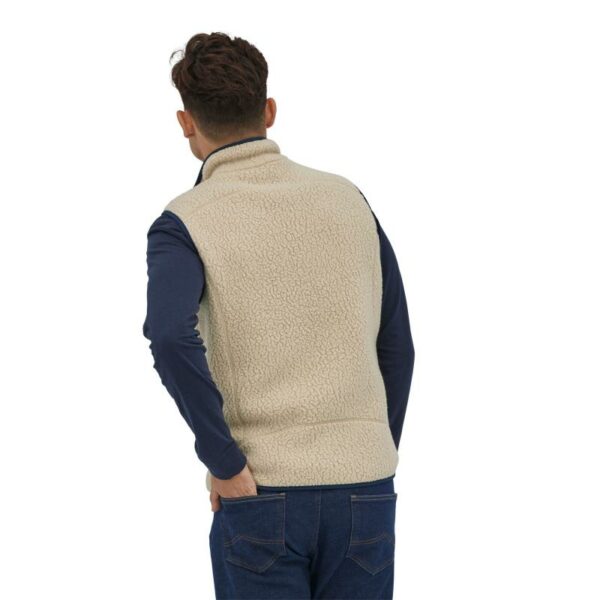 Patagonia Retro Pile Vest Herre Hvit - Bilde 6