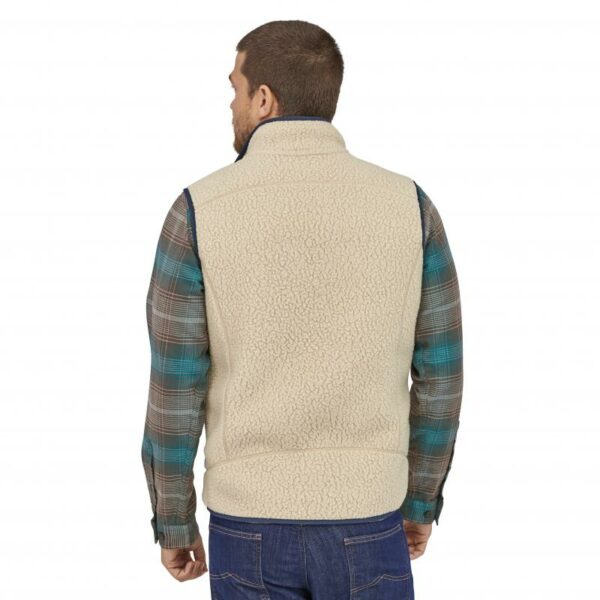 Patagonia Retro Pile Vest Herre Hvit - Bilde 8