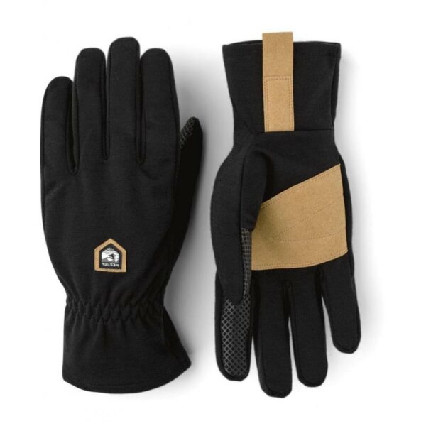 Hestra Merino Windwool Liner Hanske Unisex Sort