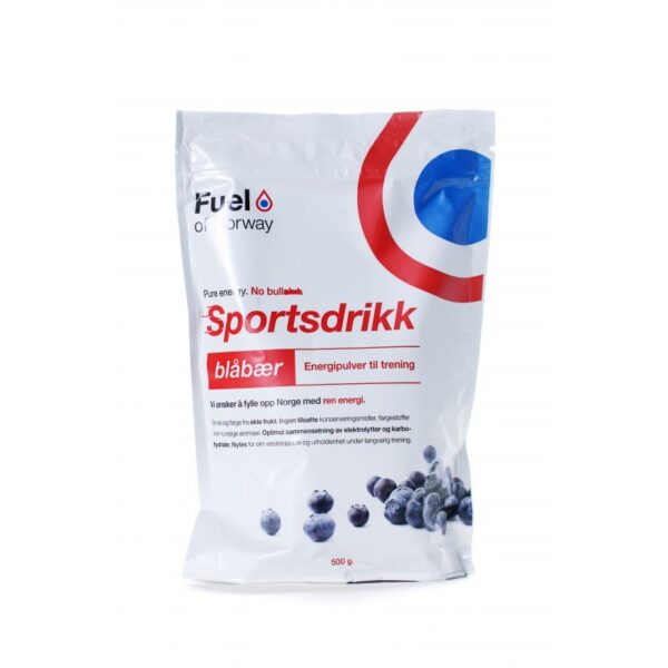 Fuel of Norway Sportsdrikke 0,5kg blåbær