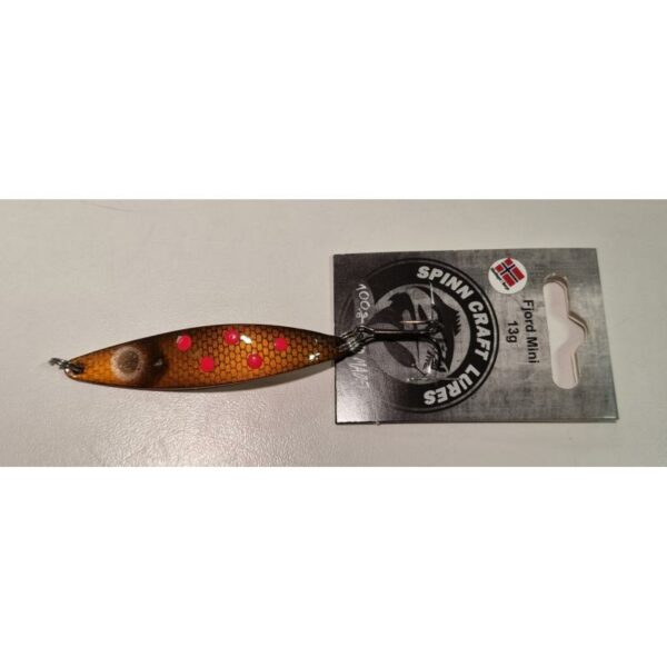 Ikke definert Mad River Spinn Craft Mini 7cm/13g Brun/RødePrikker FM5