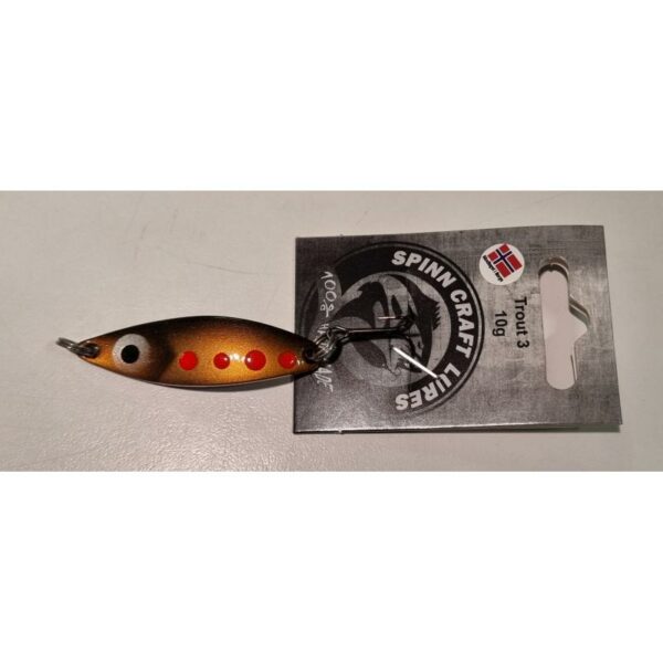 Ikke definert Mad River Spinn Craft Trout 3 5cm/10g Brun Røde Prikker T3-3