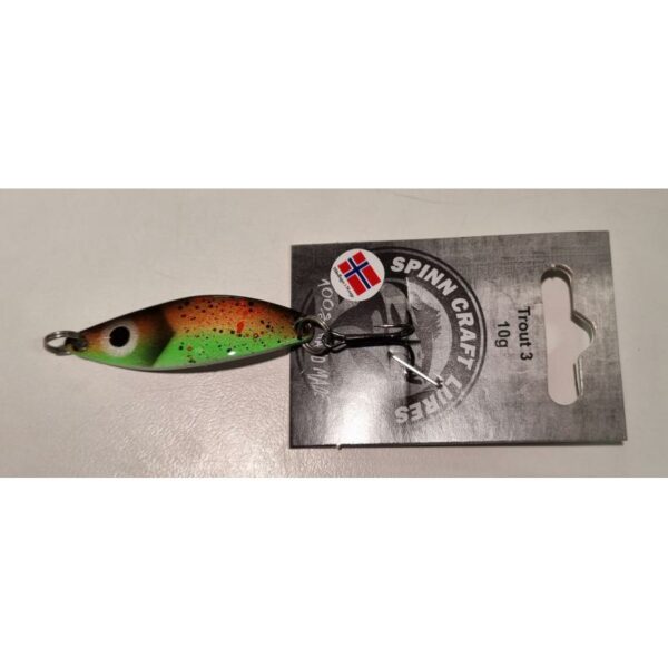 Ikke definert Mad River Spinn Craft Trout 3 5cm/10g Grønn/Brun Prikker T3-7