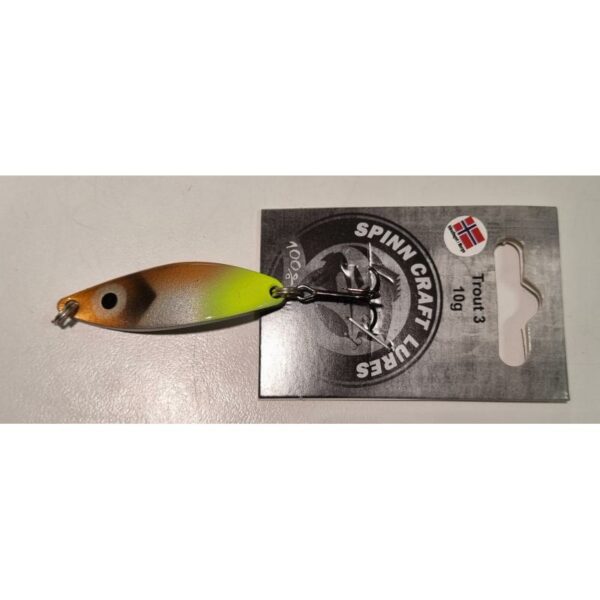 Ikke definert Mad River Spinn Craft Trout 3 5cm/10g Grønn/Brun T3-10