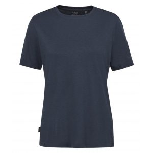 Rab Rab Crimp Logo Tee Wmns QBL-69 Sporten Bagn 1
