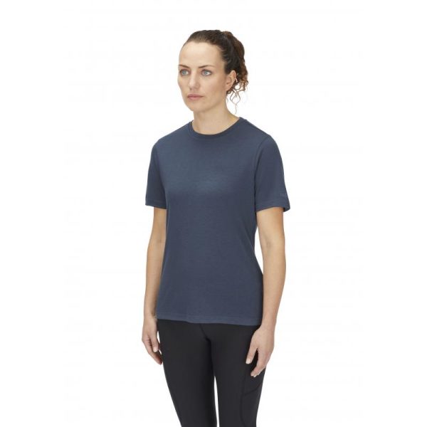 Rab Rab Crimp Logo Tee Wmns QBL-69 Sporten Bagn 8