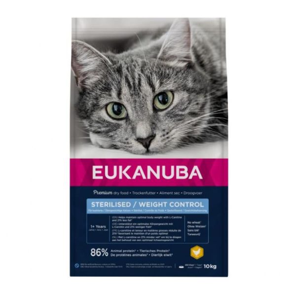 Eukanuba Sterilised Weightcontroll Katt 10kg