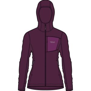 Rab Rab Superflux Hoody Wmns QFG-14 Sporten Bagn 1