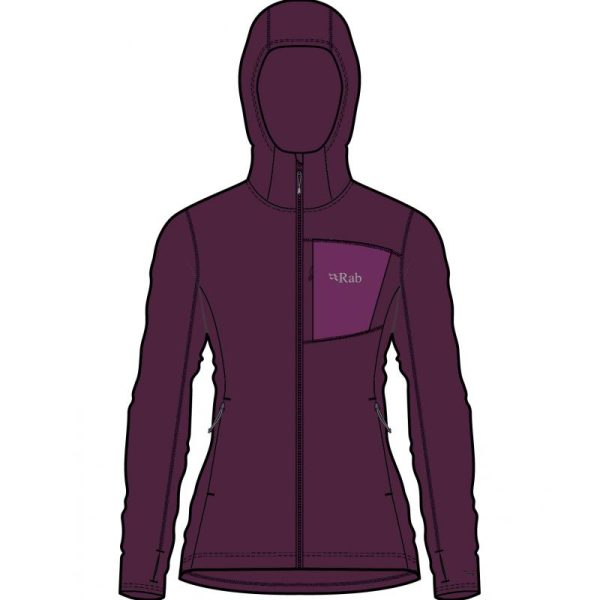 Rab Rab Superflux Hoody Wmns QFG-14 Sporten Bagn 1