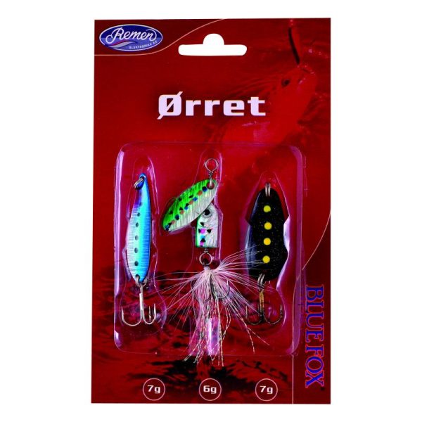 Blue Fox Blue Fox Sluksett Ørret BlueFox 3pk 110390 Sporten Bagn 1