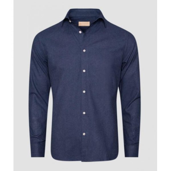 MN Skjorte Dark Blue Herre