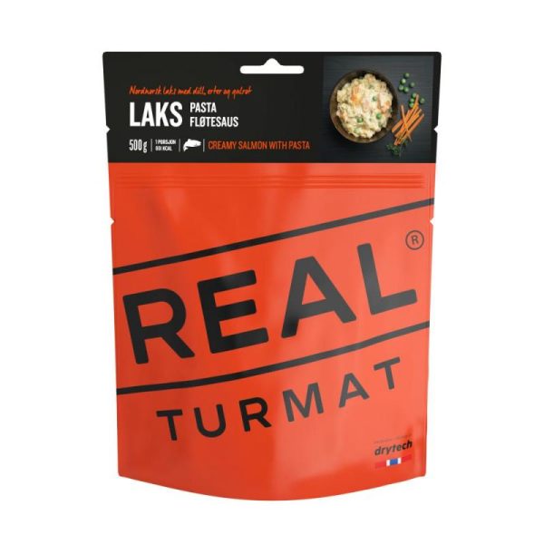 Real Turmat Real Turmat Laks med pasta og fløtesaus 500 gr 5220 Sporten Bagn 1