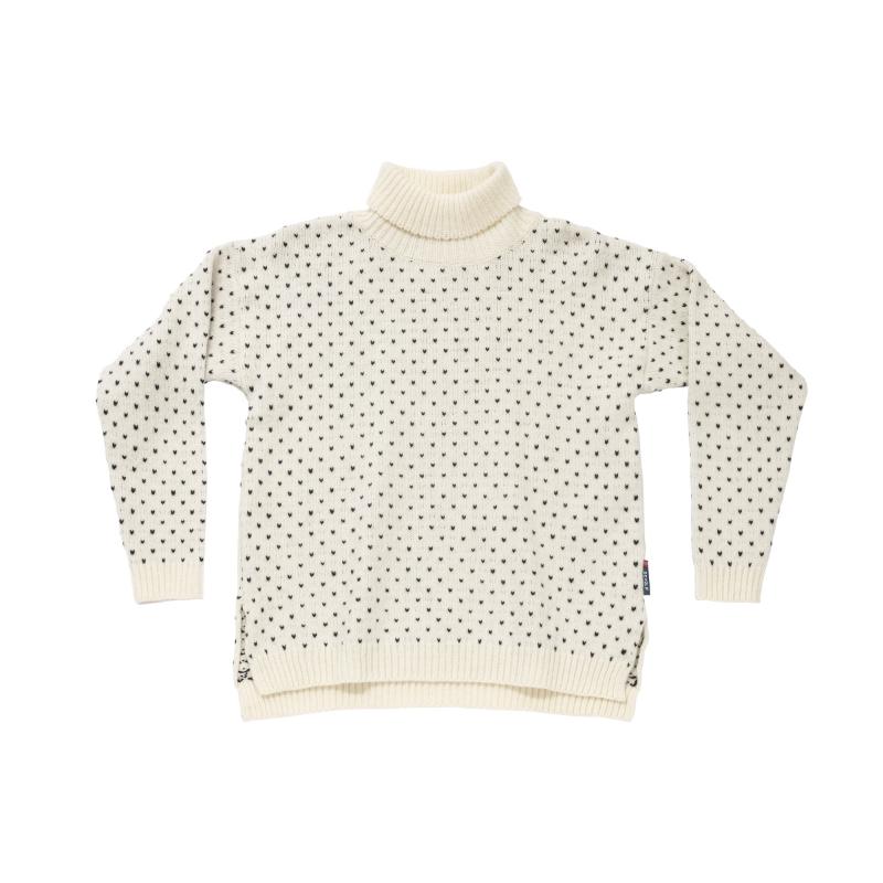 Devold Sørisen Wool High Neck Dame Hvit