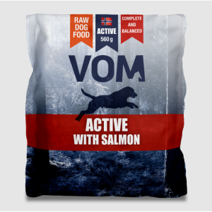 Vom og hundemat Active med laks Kjøttboller 560g