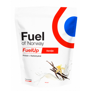 Fuel of Norway FuelUp protein vanilje 1,2kg 6001 Sporten Bagn 1