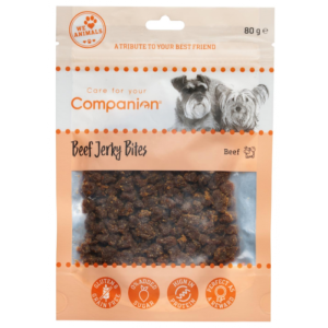 Companion Beef Jerky Bites - Tørket Oksekjøtt I Biter 80g
