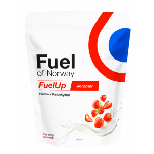 Fuel of Norway FuelUp protein jordbær 1,2kg 6003 Sporten Bagn 1