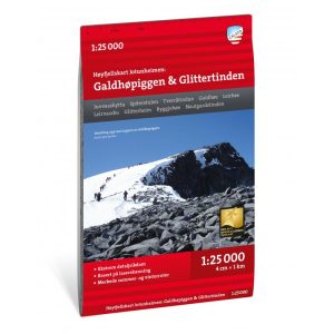 Calazo Høyfjellskart Jotunheimen: Galdhøpi 9789189371378 Sporten Bagn 1