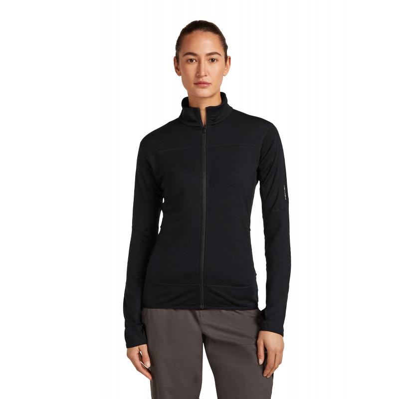 Icebreaker Icebreaker Women Merino Blend 300 Realfleece™ Descender Ls Zip 0A57CR Sporten Bagn 2