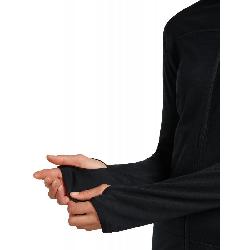 Icebreaker Icebreaker Women Merino Blend 300 Realfleece™ Descender Ls Zip 0A57CR Sporten Bagn 4