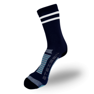 Steigen Løpestrømpe 2 Stripe Navy 3-4 SKU001TSN Sporten Bagn 1